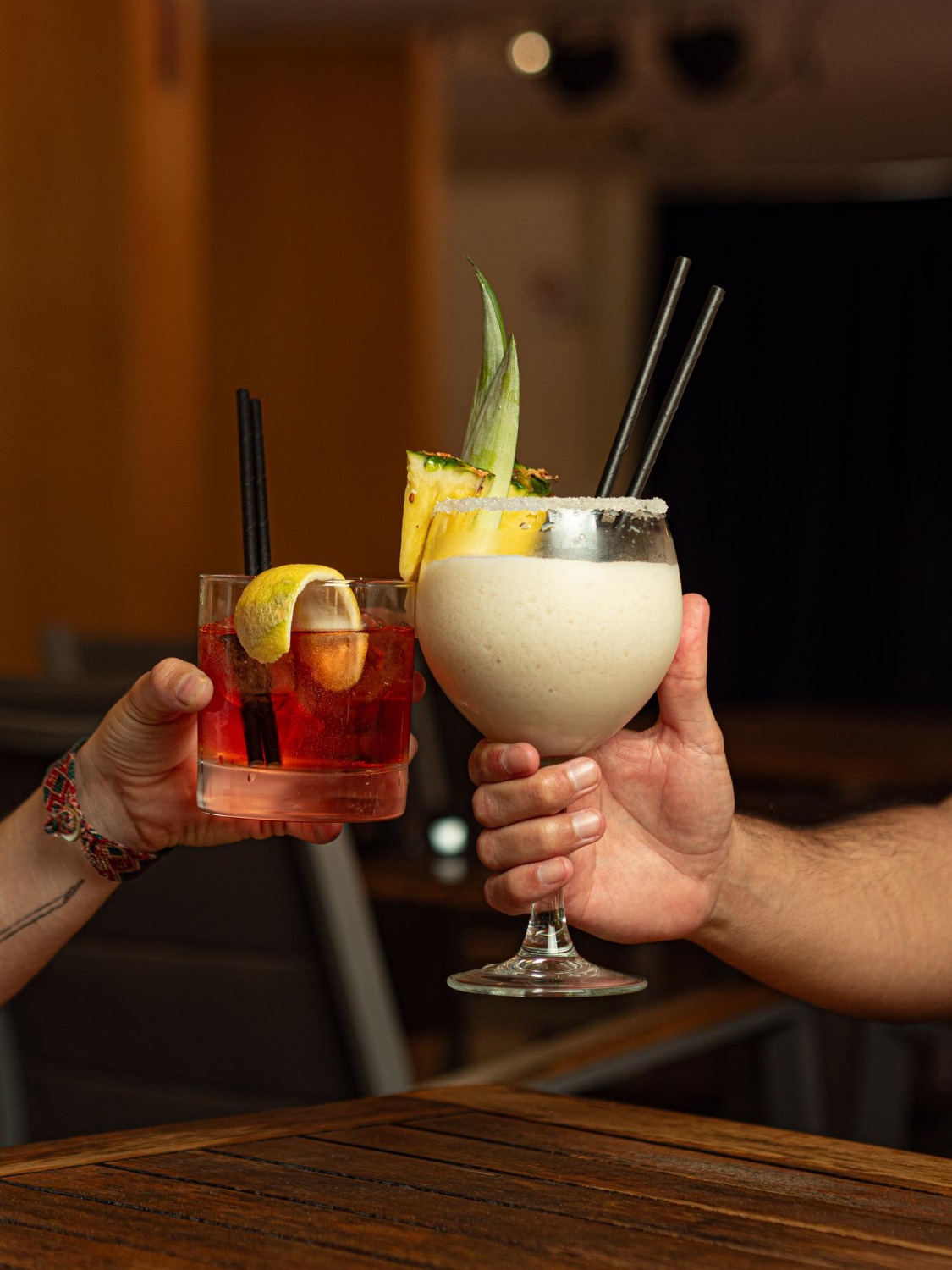 Cocktails at Gato Negro Tavern